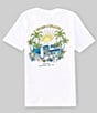 Color:White - Image 1 - Big Boys 8-20 Short Sleeve Waxing And Relaxing T-Shirt