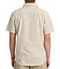 Quiksilver Dobby Stripe Collared Neckline Short Sleeve Button Front Seersucker Shirt - Image 6