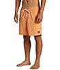 Color:Tangerine - Image 3 - Everyday Solid 17#double; Outseam Swim Trunks