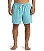 Color:Marine Blue - Image 1 - Everyday Vert 17#double; Outseam Volley Shorts