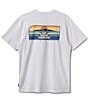 Quiksilver Graphic A Frames Short Sleeve T-Shirt, Color:White - Image 1