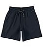 Color:Black - Image 1 - Little Boys 2T-7 Amphibian 13#double; Outseam Board Shorts