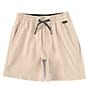 Color:Plaza Taupe - Image 1 - Little Boys 2T-7 Amphibian 13#double; Outseam Board Shorts