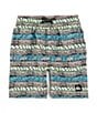 Color:Tarmac - Image 1 - Little Boys 2T-7 Everyday Printed Volley Shorts