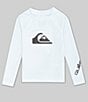 Color:White - Image 1 - Little Boys 2T-7 Long-Sleeve All Time Graphic Rashguard
