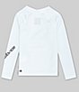 Color:White - Image 2 - Little Boys 2T-7 Long-Sleeve All Time Graphic Rashguard