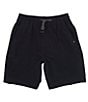 Color:Black - Image 1 - Little Boys 2T-7 Ocean Elastic Amphibian Shorts