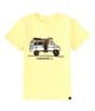 Color:Banana Cream - Image 1 - Little Boys 2T-7 Short Sleeve Off And Ready T-Shirt