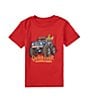 Color:Salsa - Image 1 - Little Boys 2T-7 Short Sleeve All Terrain KTO T-Shirt