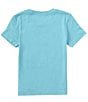 Color:Marine Blue - Image 2 - Little Boys 2T-7 Short Sleeve Barking Tiger KTO Graphic T-Shirt