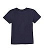 Color:Dark Navy - Image 2 - Little Boys 2T-7 Short Sleeve Bubble Arch KTO T-Shirt