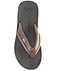 Color:Brown/Black/Brown - Image 5 - Men's Carver Squish Flip Flops