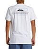 Color:White - Image 1 - Short Sleeve Line By Line T-Shirt