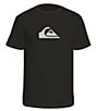 Color:Black - Image 1 - Short Sleeve Streak UPF Graphic T-Shirt