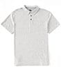 Color:Light Grey Heather - Image 1 - Short Sleeve Sunset Cruise Polo Shirt