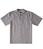 Color:Flint Grey - Image 2 - Short Sleeve Waterman Centinela Anti-Wrinkle Shirt