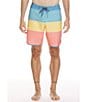 Quiksilver Surfsilk Tijuana 19#double; Outseam Mixed Media Board Shorts, Color:Island Waters - Image 4