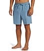 Color:Blue Shadow - Image 3 - Taxer Heather Amphibian 18#double; Outseam Board Shorts
