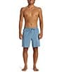 Color:Blue Shadow - Image 4 - Taxer Heather Amphibian 18#double; Outseam Board Shorts
