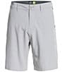 Quiksilver Union Amphibian Oceanmade 20#double; Outseam Hybrid Shorts, Color:Sleet - Image 4