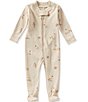 Quincy Mae Baby Boys Fox Zip Footed Coverall - Image 1