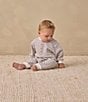 Quincy Mae Baby Boys Relaxed Stripe Jumpsuit - Image 2