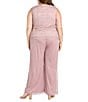 R & M Richards 3 Piece Beaded Duster Pant Set, Color:Mauve - Image 4