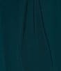 R & M Richards Beaded Crew Neck Sleeveless Cape Sheath Dress - Image 3