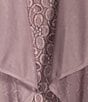Color:Mauve - Image 5 - Plus Size Beaded Scoop Neck 3/4 Sleeve Lace 2-Piece Jacket Dress