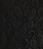 Color:Black - Image 6 - Plus Size Beaded Scoop Neck 3/4 Sleeve Lace 2-Piece Jacket Dress