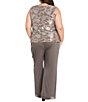 R & M Richards Plus Size 3-Piece Floral Jacquard Set - Image 4