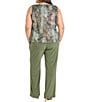 R & M Richards Plus Size 3-Piece Printed Moonlight Metallic Knit Set - Image 4
