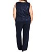 R & M Richards Plus Size 3-Piece Sequin Lace Set - Image 4