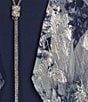 R & M Richards Plus Size Metallic Foil Print 2-Piece Jacket Dress, Color:Navy/Silver - Image 5
