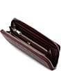 Radley London Dukes Place Large Crocodile Embossed Zip Around Wallet, Color:Dark Cherry - Image 3