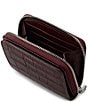 Radley London Dukes Place Medium Crocodile Embossed Bifold Wallet, Color:Dark Cherry - Image 4