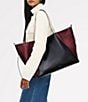 Radley London Delphine XL Colorblock Tote Bag, Color:Dark Cherry - Image 6