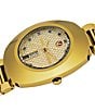 Color:Gold - Image 3 - Men's The Original Automatic Encrusted Face Gold Stainless Steel Bracelet Watch