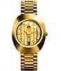 Color:Gold - Image 1 - Men's The Original Automatic Gold Stainless Steel Bracelet Watch