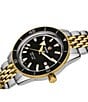 Color:Two Tone - Image 2 - Unisex Captain Cook Automatic Two Tone Stainless Steel Bracelet Watch