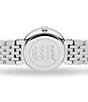 Color:Silver - Image 3 - Unisex Florence Classic Diamonds Quartz Analog Silver Stainless Steel Bracelet Watch