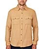 Color:Cognac - Image 1 - Mountainside Twill Long Sleeve Woven Shirt