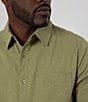 Color:Light Olive - Image 2 - The Acadia Short Sleeve Woven Shirt
