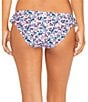 Raisins Corsica Cove Sophia Ruffle Side Low Waist Hipster Swim Bottom, Color:White - Image 2
