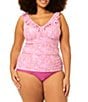Raisins Curve Plus Size Solid Costa Front Shirring High Waist Swim Bottom - Image 3