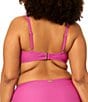 Raisins Curve Plus Size Tie Front Keyhole Bra Swim Top & High Waisted Tie Side Swim Bottom - Image 2