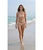 Raisins Ditsy Floral Texture High Leg Cheeky Coverage High Waist Swim Bottom - Image 3