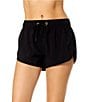Raisins Laguna Solid Pull-On Boardshort Swim Cover-Up - Image 1
