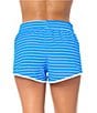 Raisins Scallop Texture Stripe Pull-On Boardshort Swim Cover-Up - Image 2