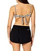 Raisins Straight Up Full Moon Texture Underwire Bra Swim Top & Solid Pull-On Boardshort Swim Cover-Up - Image 2